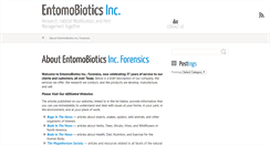 Desktop Screenshot of entomobiotics.com